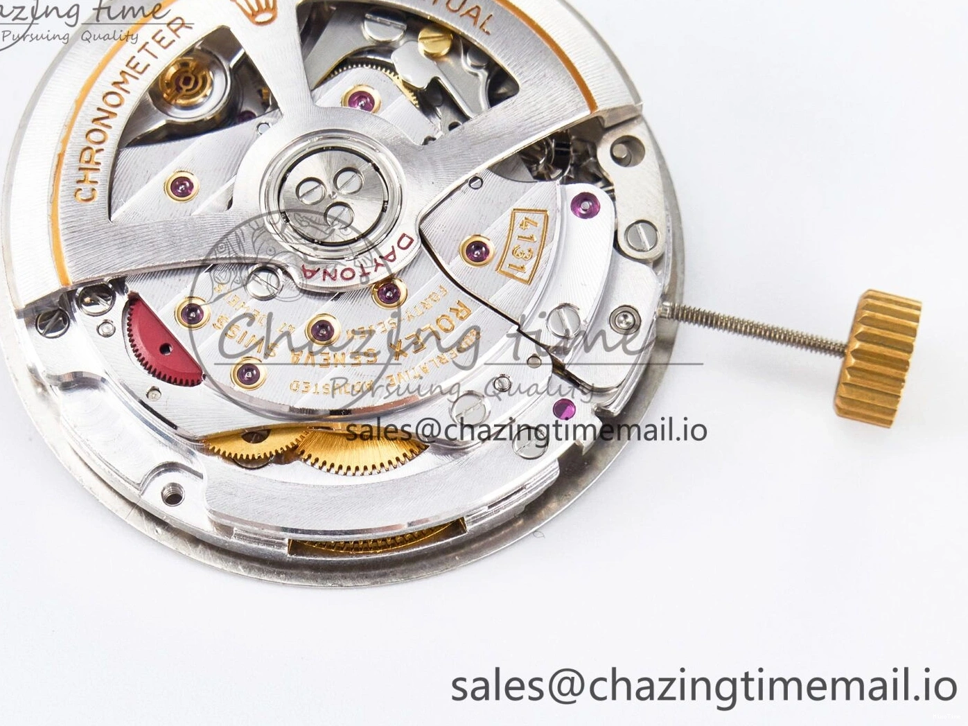 MiroTime 0401 Custom Modded Daytona DD4131 Super Clone 28800 VPH Automatic Movement (Silver Color) HighQuality 919